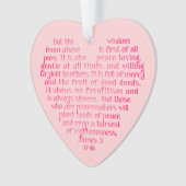 Wisdom from Above聖なる書物、 経典パーソナライズされたオーナメント オーナメント (正面)