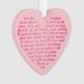 Wisdom from Above聖なる書物、 経典パーソナライズされたオーナメント オーナメント (正面)