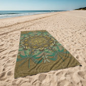 Wisdom in cordiality Anthophila ビーチタオル