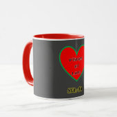 WISDOM of LOVE Mug マグカップ (正面左)