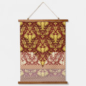 Wisdom & Prosperity: The Regal Elephant Symbol Ach 吊り下げ型タペストリー (正面2)