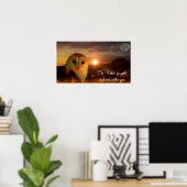 Wisdom Quote, Owl Artwork Poster ポスター (ホームオフィス)