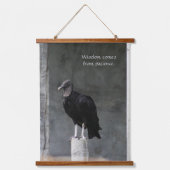 Wisdom Wood Topped Wall Tapestry 吊り下げ型タペストリー (正面)