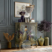 Wisdom's Muse Deep Purple Iris Gold Sage Garden 薄葉紙