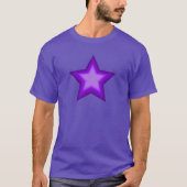WIse紫5つ星 – 7層 Tシャツ (正面)