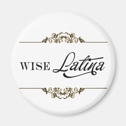 wise_ラテンアメリカ系女性 マグネット (正面)