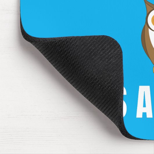 Wise as an Owl alternate design マウスパッド (コーナー)