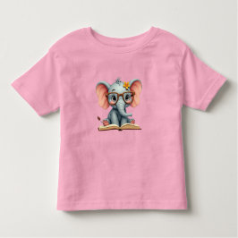 Wise Baby Elephant トドラーTシャツ