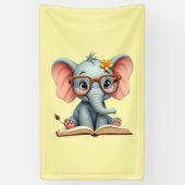 Wise Baby Elephant 横断幕 (縦)