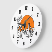 Wise birdie large clock ラージ壁時計 (傾斜)