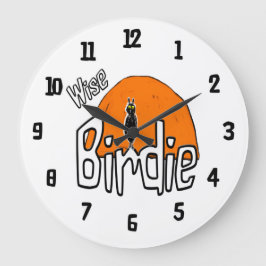 Wise birdie  large clock ラージ壁時計