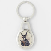 Wise Donkey — Keychain キーホルダー (正面)