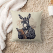 Wise Donkey — Pillow Cover クッション (ブランケット)