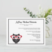 Wise Eyes Optometry卒業招待状 招待状 (スタンド正面)