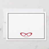 Wise Eyes Optometry卒業招待状 招待状 (裏面)