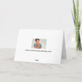 Wise Man with Compass and Globe Fine Art Card カード (裏面)