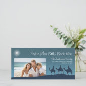 Wise Men – クリスマスフォト – 宗教 シーズンカード (スタンド正面)