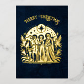 Wise Men Foil on Blue 箔シーズンカード (正面)