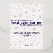 Wise Men Foil on Blue 箔シーズンカード (裏面)