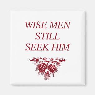 WISE MEN STILL SEEK HIM クリスチャン向けインスピレーション マグネット