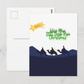 Wise Men Still Seek Him Christmas ポストカード (正面/裏面)