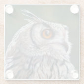 Wise Owl  ガラスコースター (裏面)