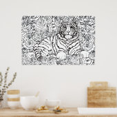 Wise Tiger ポスター (キッチン)