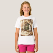 Wise Turtle Architect Vintage Art Shirt Tシャツ (正面フル)