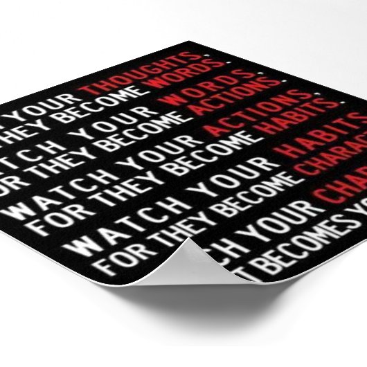 Wise Wordsポスター ポスター (角)