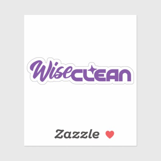 WiseClean – ステッカー シール (シート)
