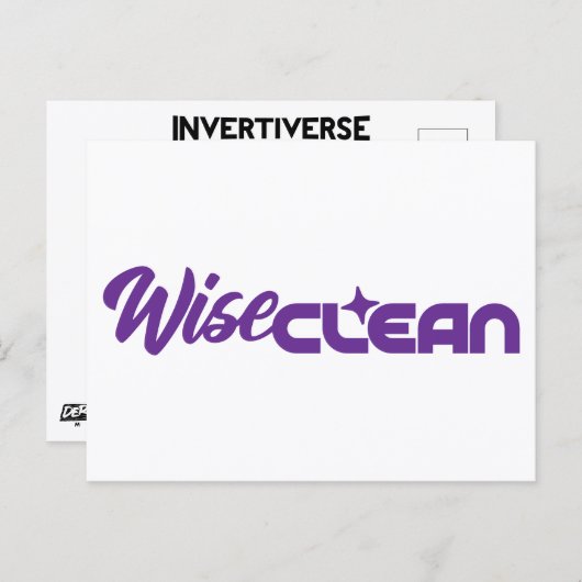WiseClean – ポストカード (正面/裏面)