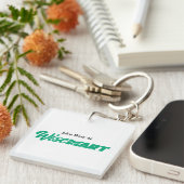 「WiseMartで賢く生きる」 - Keychain キーホルダー (正面右)