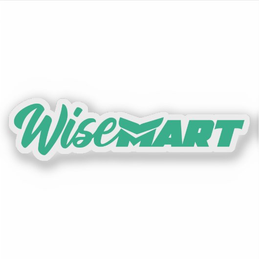 WiseMart – ステッカー シール (正面)