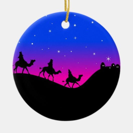 Wisemen セラミックオーナメント (正面)