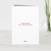 WISHもし誕生日カードを無視 サンキューカード (裏面)