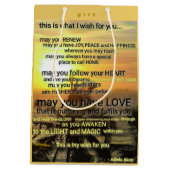 WISHミディアム抱き枕by詩人Adiela Akoo ミディアムペーパーバッグ (裏面)