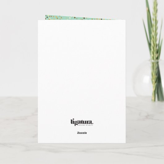 Wish誕生日のロウソクのグリーテおもしろいィングカード カード (裏面)