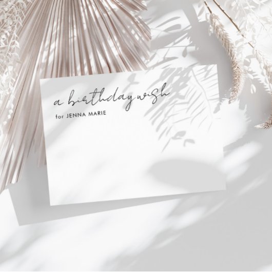 Wish パーソナライズされた Jarカード(誕生日) エンクロージャーカード