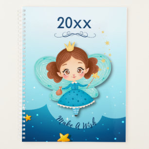 Wish Blue Fairy Yearly Calendarsプランナー プランナー手帳
