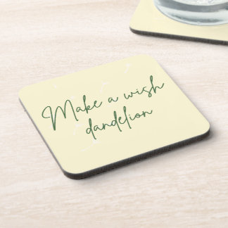 Wish Dandelionコースターセットを6にする コースター