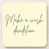 Wish Dandelionコースターセットを6にする コースター (正面)