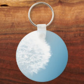 Wish Dandelionボタンのキーチェーンを作成する キーホルダー (正面)