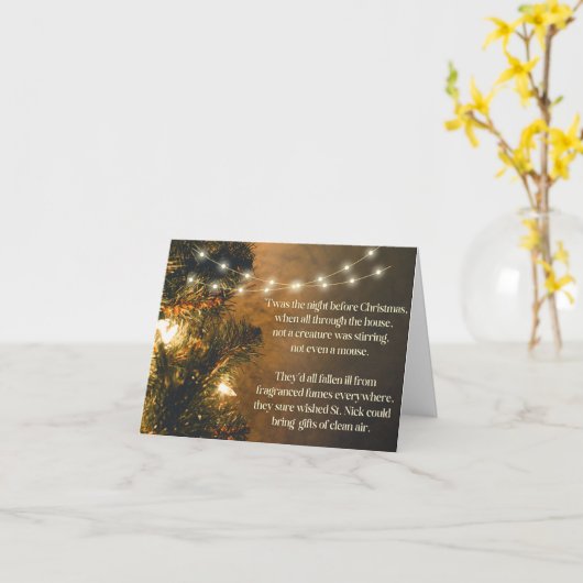 Wish for Clean Air カード (黄色い花)