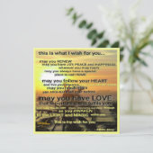 Wish Greeting Card by Adiela Akoo (スタンド正面)