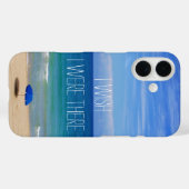 Wish I Was There - Blueビーチ傘 Case-Mate iPhoneケース (裏面 (横))