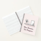 Wish List & Dream Board | Aspirational Floating ノートブック (内部)