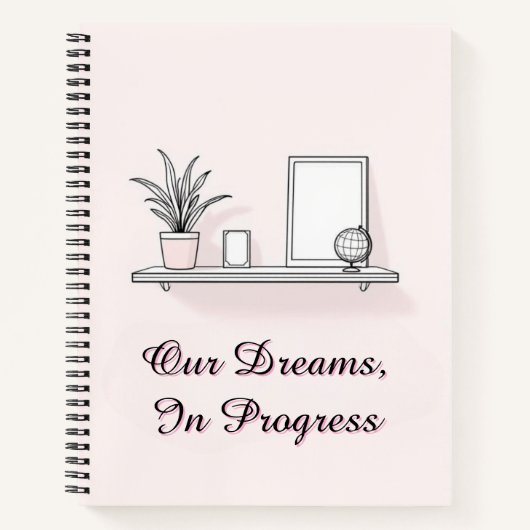Wish List & Dream Board | Aspirational Floating ノートブック (正面)