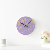 Wish Upon a Star Wall Clock ラウンド壁時計 (ホーム)