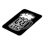 Wish You Was Beerタイポグラフィ マグネット (左側)