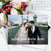 Wish You Was Here Elopement/sアップデート結婚写真 案内ポストカード